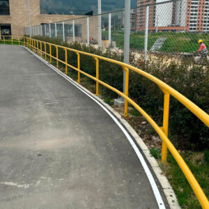 BARANDA PARA PISTA DE PATINAJE