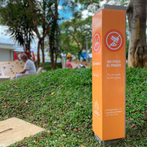 SEÑAL MASTIL CUADRADO